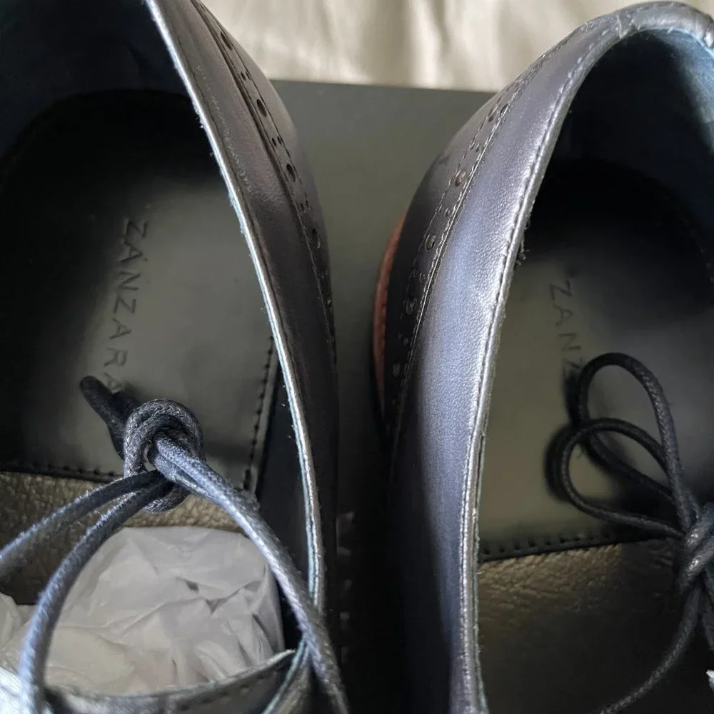 Zanzara Men's Navy Shoes NIB Size 11
